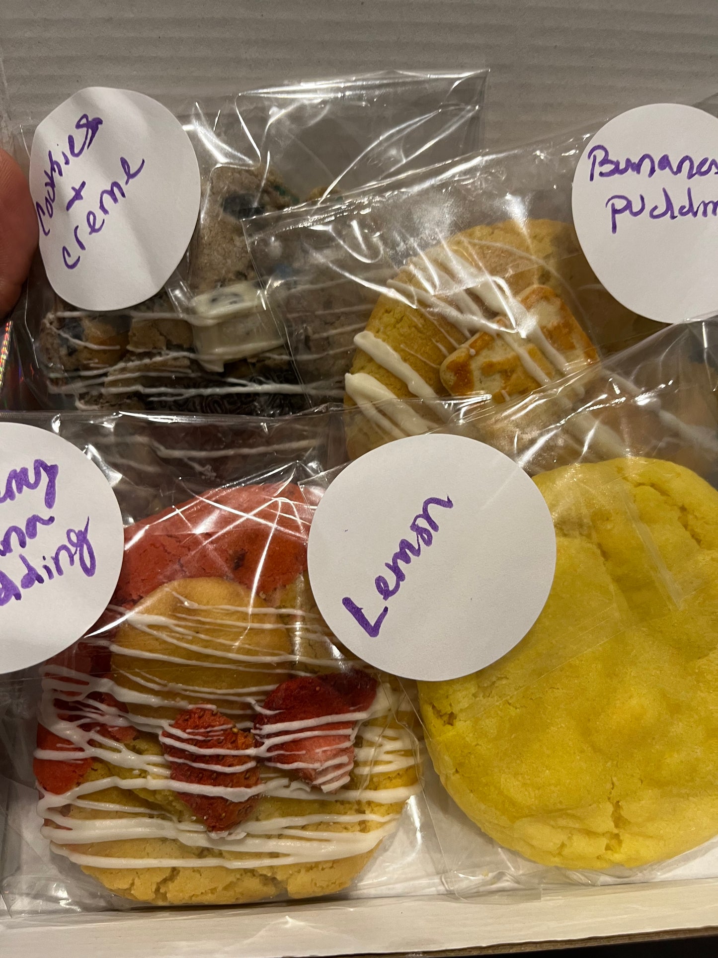 Variety 4 pack cookies